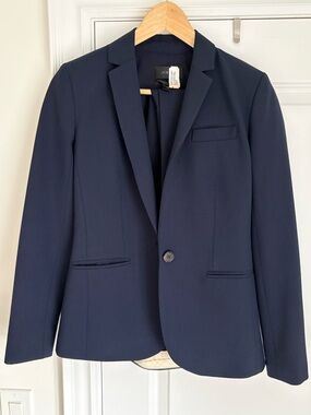 J. Crew Navy Single-Button Women's Suit